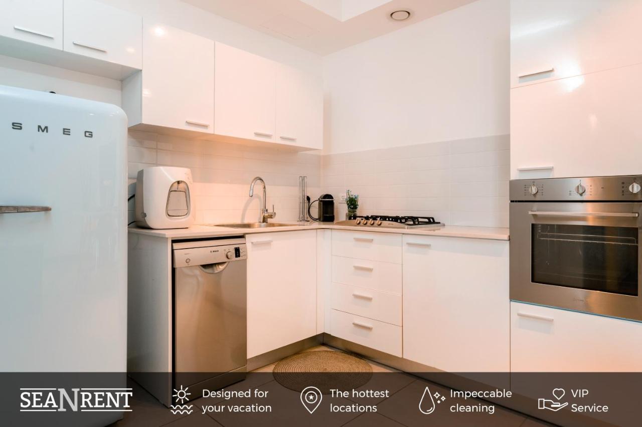 1Bd W/Balcony Near Rothchild By Sea N' Rent Appartement Tel Aviv Buitenkant foto